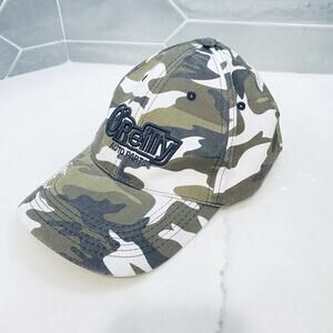 O'Reilly Auto Parts Hat Cap Strap Back Camo Embroidered grunge nerdcore